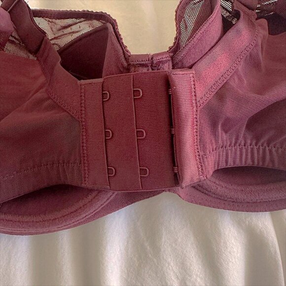 NWT Understance | Wine Lace Demi Bra | Size 28H US - Picture 3 of 4